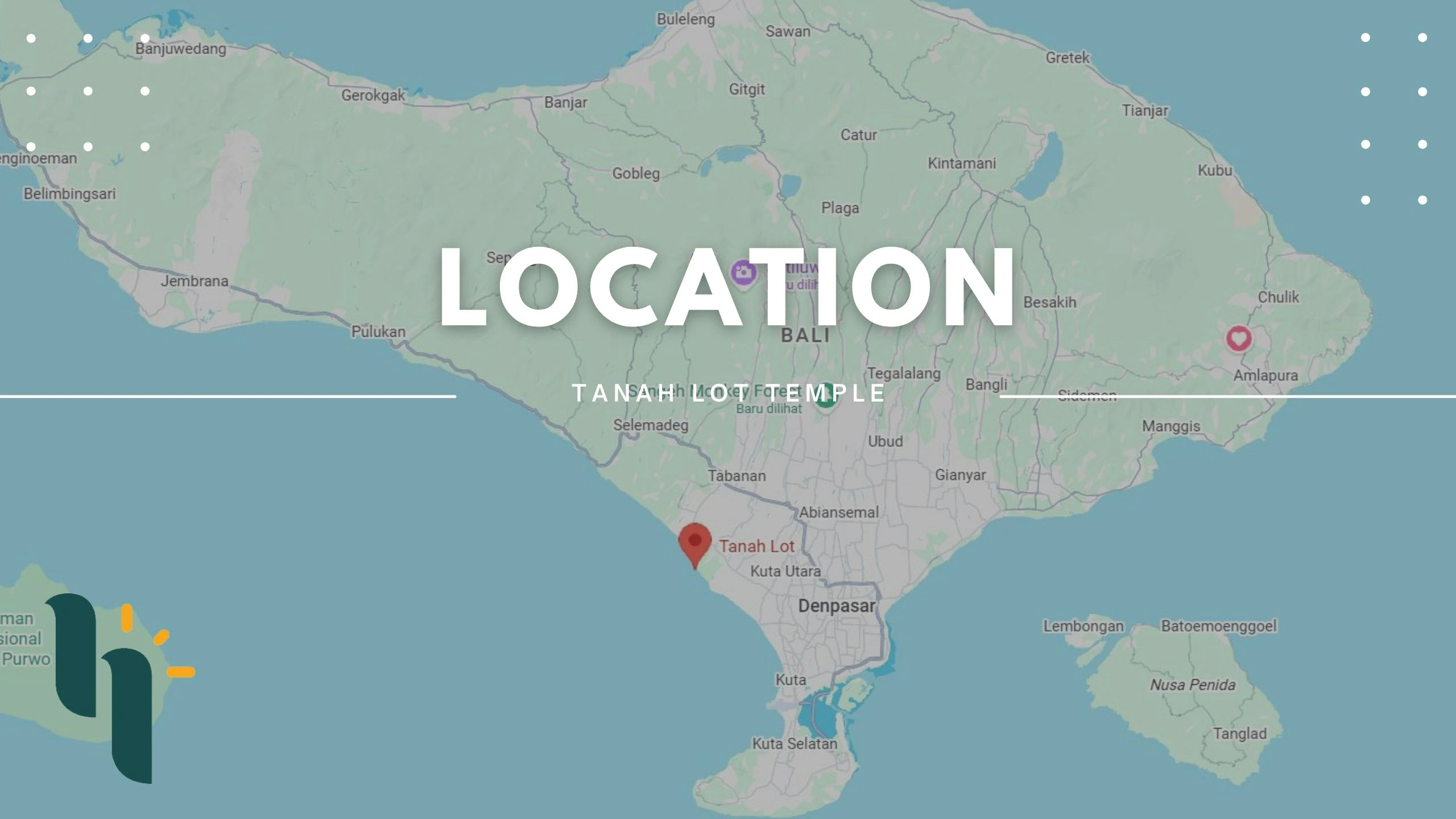 Tanah lot temple location