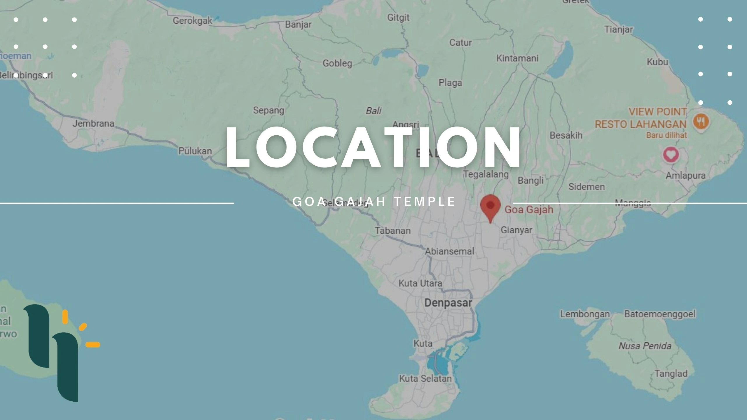 Goa gajah temple location