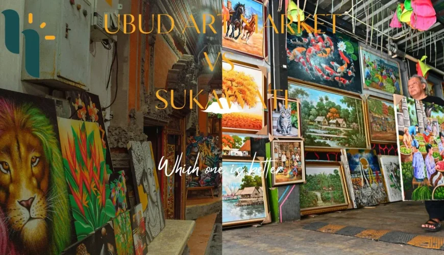 Ubud Art Market vs Sukawati art market