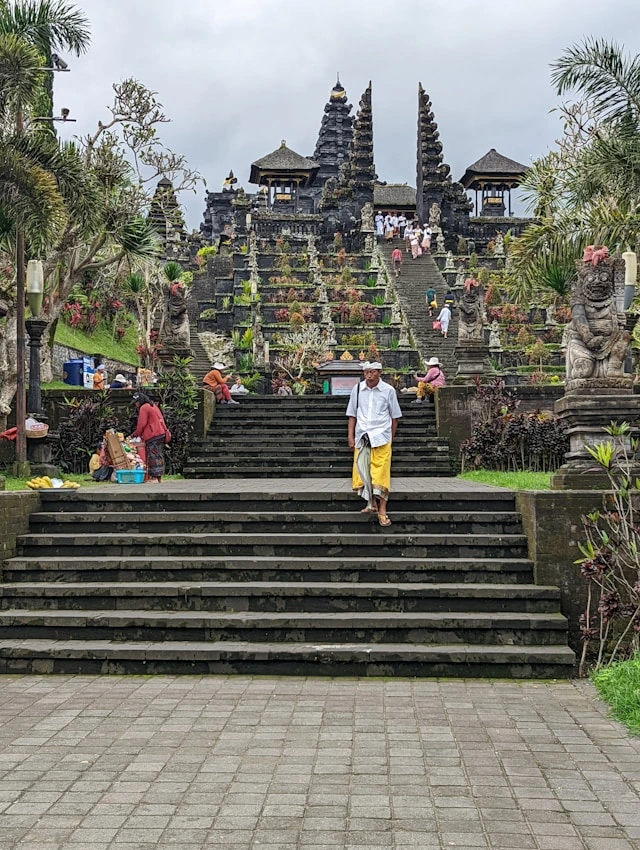 the temple of besakih bali