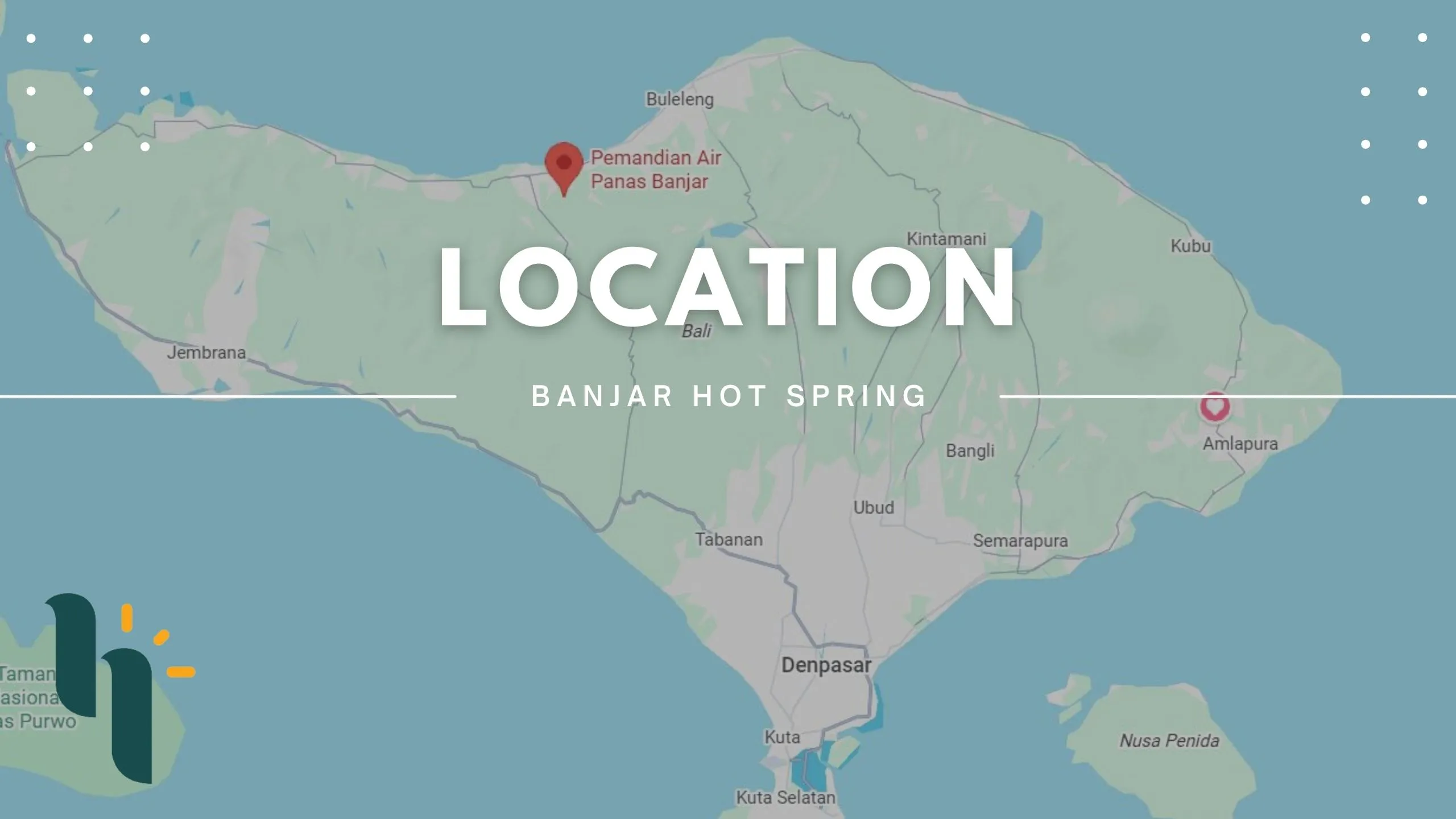 Banjar hot spring location