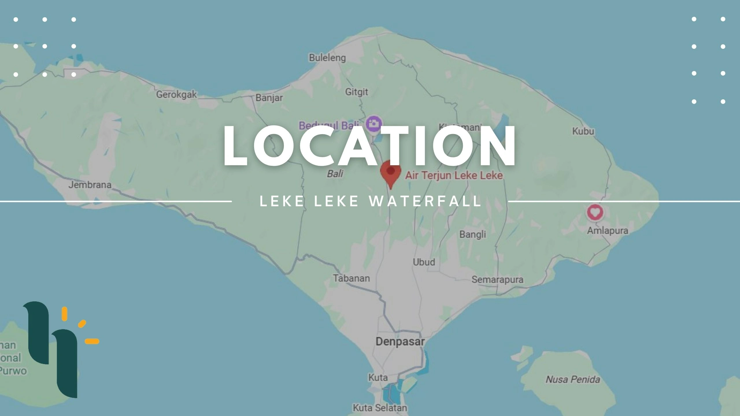 Leke leke waterfall location