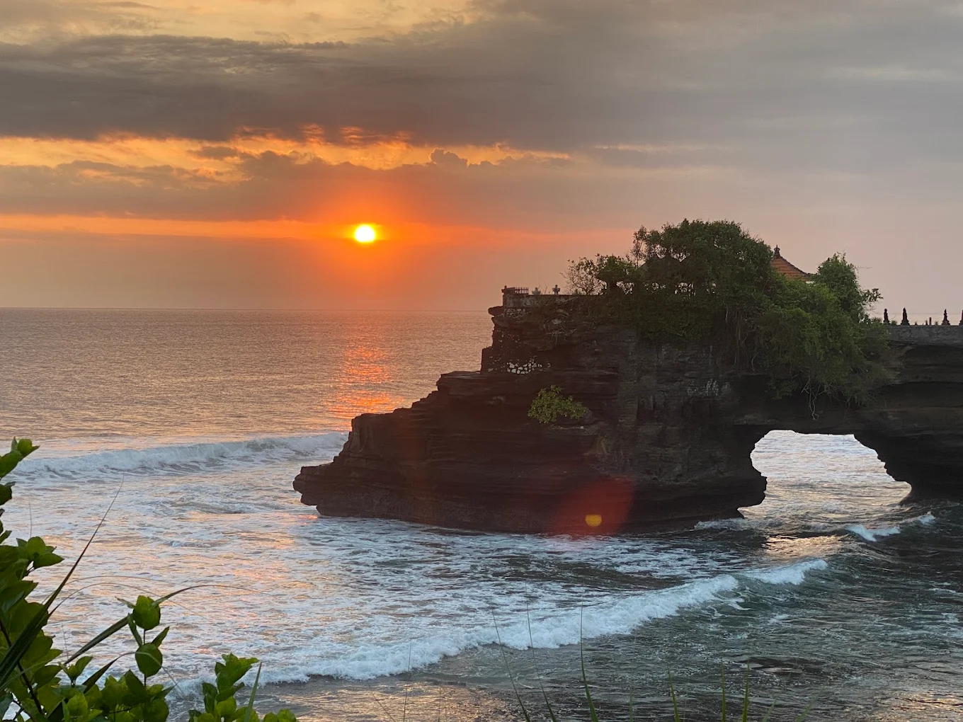 Tanah Lot sunset viewing points