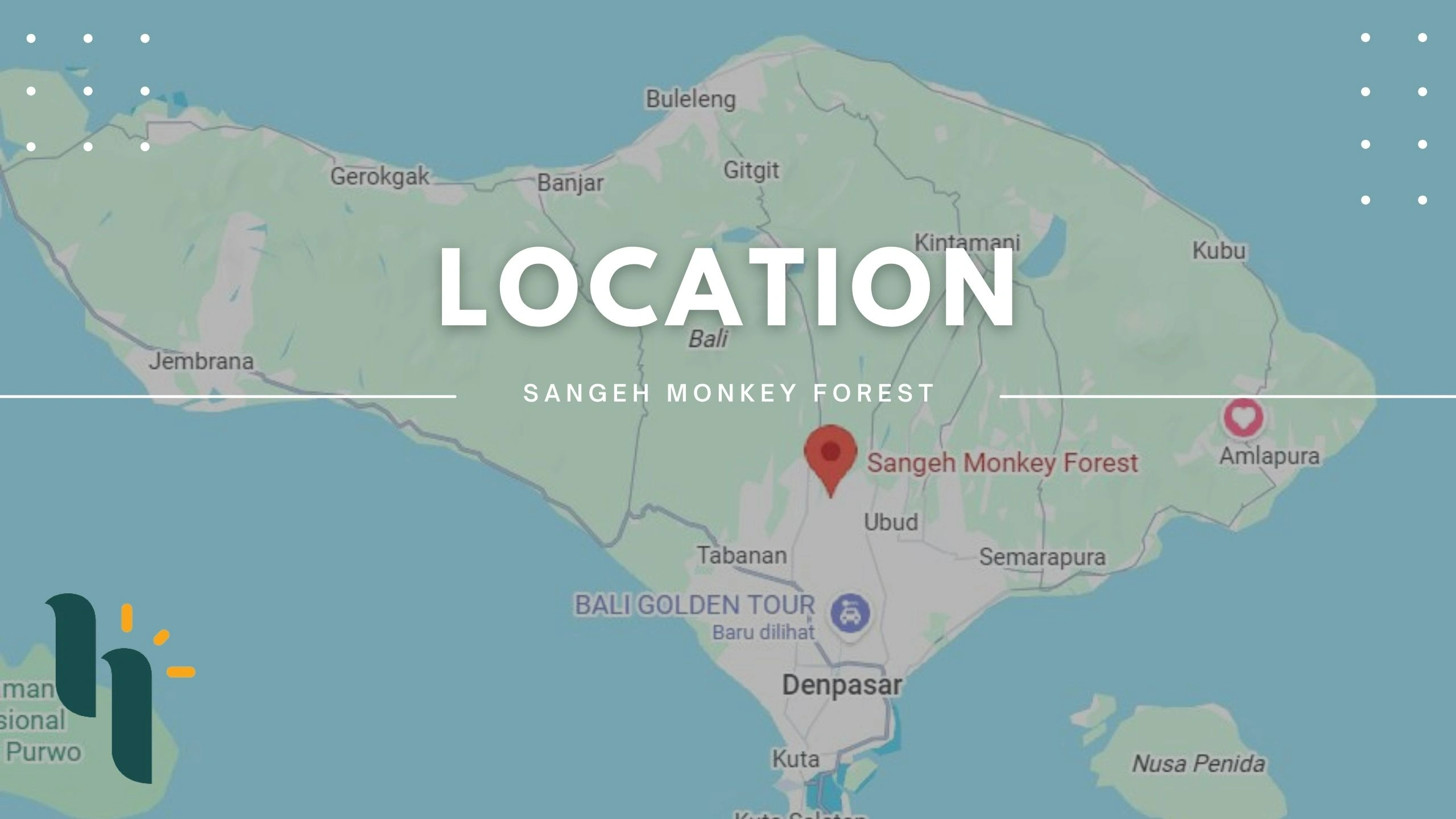 Sangeh Monkey Forest location
